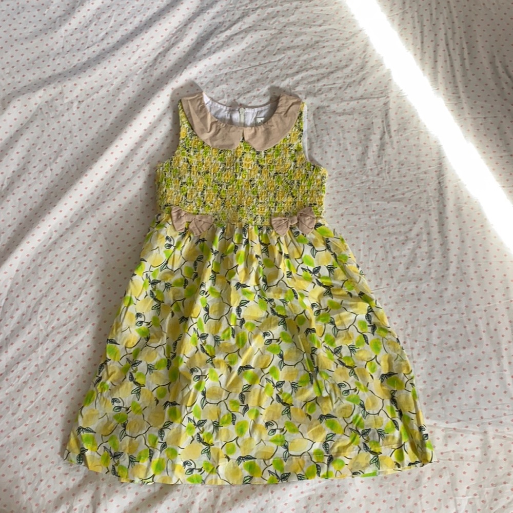 Adorable 4T citrus summer dress. Worn once!